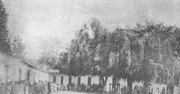Obreros de la fábrica de jarcias de Los Andes, 1922