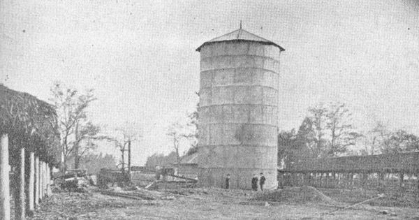 Silo en hacienda Rinconada de Chena, San Bernardo, 1922