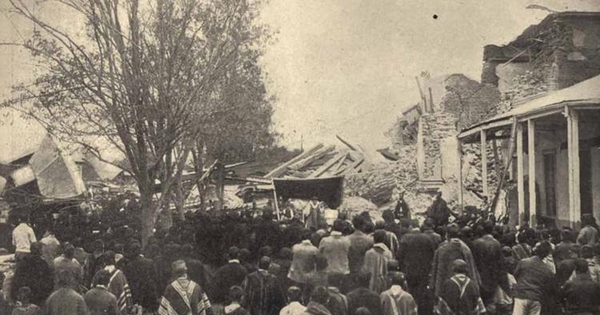 Misa al aire libre, Llay-Llay, 1906