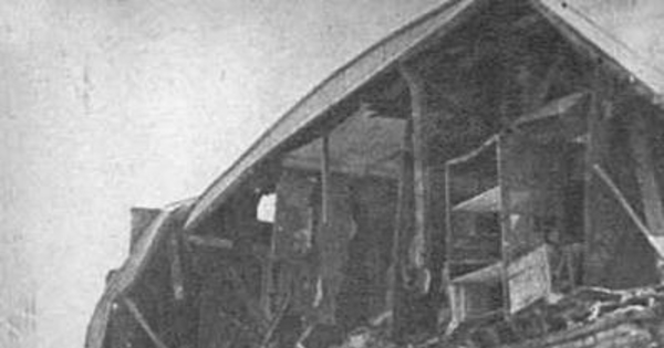 Chillán reducido a escombros tras el terremoto de 1939