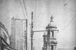 Centro de Concepción tras el terremoto de 1939
