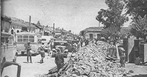 San Carlos tras el sismo de 1939