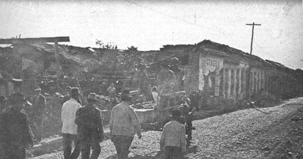 Desfile fúnebre en San Carlos, 1939