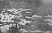 Derrumbes sobre el río San Pedro, 1939