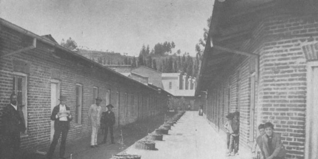 Población construida para los trabajadores de la Compañía Refinadora de Azúcar de Viña del Mar, hacia 1887