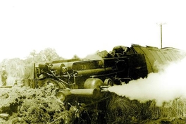 Locomotora del tren entre Castro a Ancud, hacia 1930