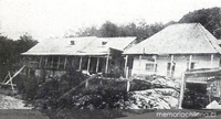 Casas en Puerto Bajo Pisagua, en la desembocadura del río Baker, hacia 1920