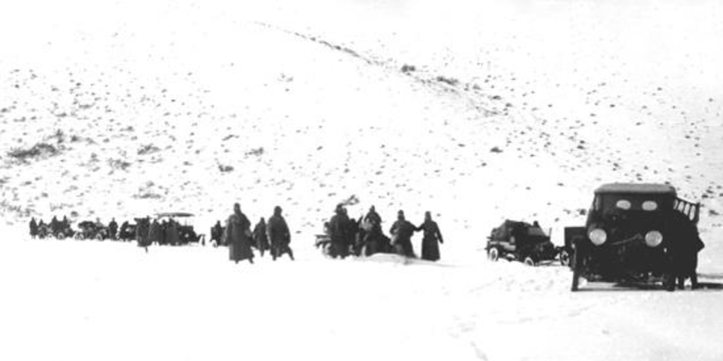 Tropas argentinas en Chile Chico, en los sucesos de 1918, Cañadón Pluina