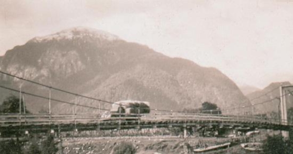 Puente Baguales, década de 1940