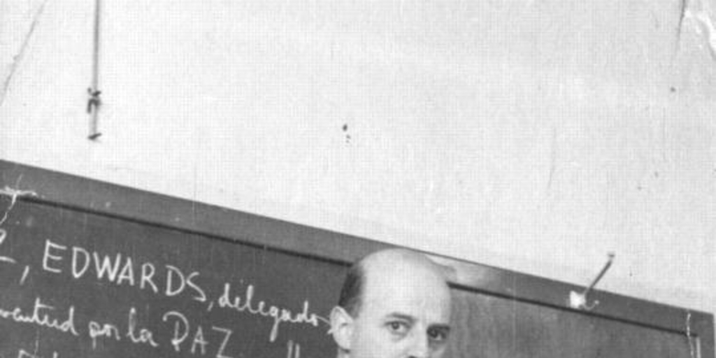 Jaime Eyzaguirre, profesor en la Escuela de Derecho de la Universidad de Chile, 1950