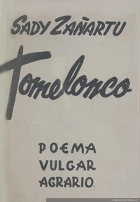 Tomelonco : poema vulgar agrario