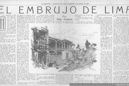 El embrujo de Lima