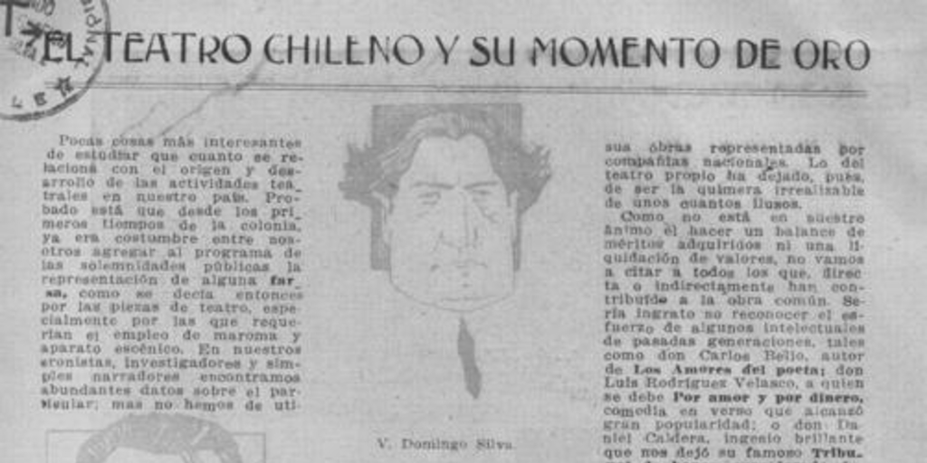 El teatro chileno y su momento de oro