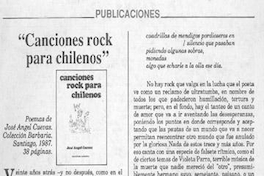 Canciones rock para chilenos