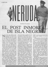 Neruda el post inmortal de Isla Negra