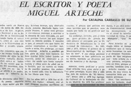 El escritor y poeta Miguel Arteche