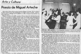 Poesía de Miguel Arteche