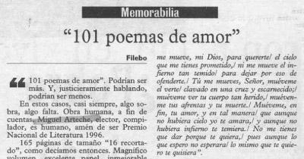 101 poemas de amor