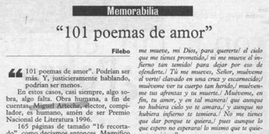 101 poemas de amor