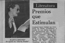 Literatura : premios que estimulan