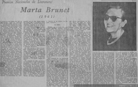 Premios Nacionales de Literatura : Marta Brunet