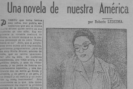 Una novela de nuestra América