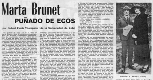 Marta Brunet : puñado de ecos