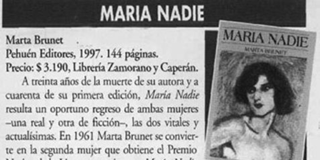 María nadie