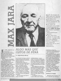 Max Jara, algo más que Ojitos de pena