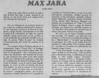 Max Jara (1886-1965)