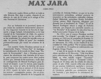 Max Jara (1886-1965)