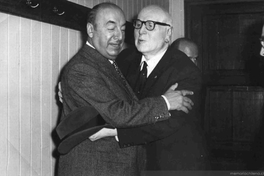 Fernando Santiván y Pablo Neruda, 1967