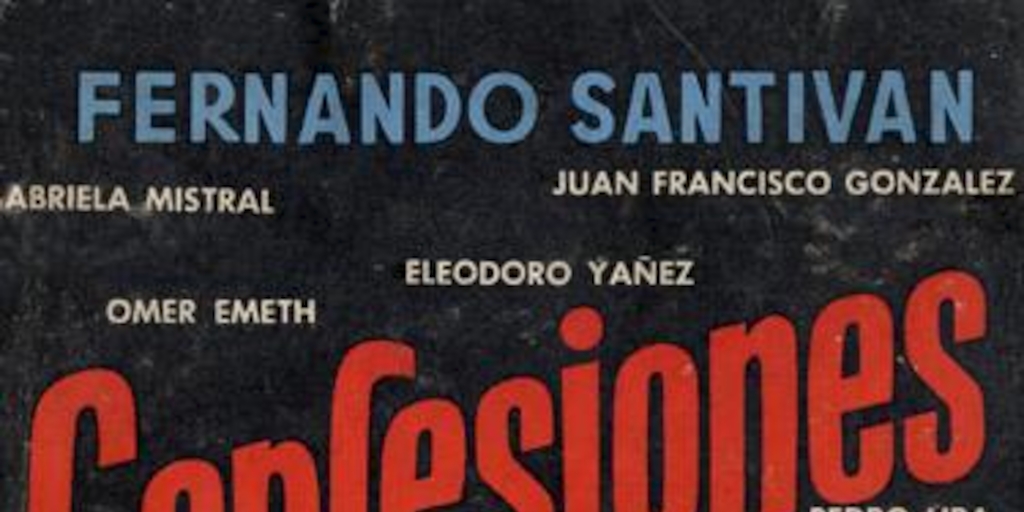 Confesiones de Santiván : recuerdos literarios