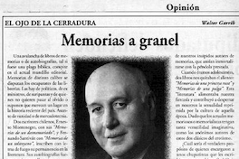 Memorias a granel