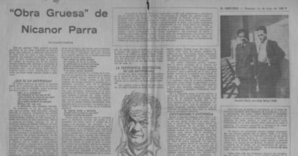 Obra gruesa de Nicanor Parra