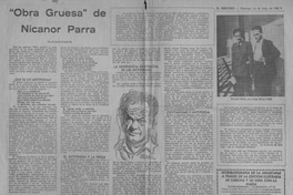 Obra gruesa de Nicanor Parra