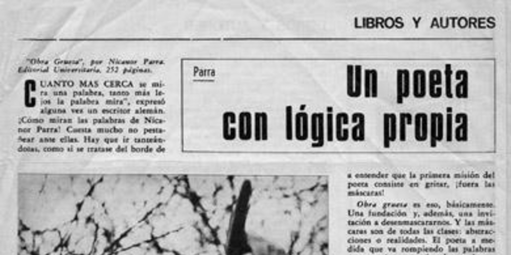Parra : un poeta con lógica propia