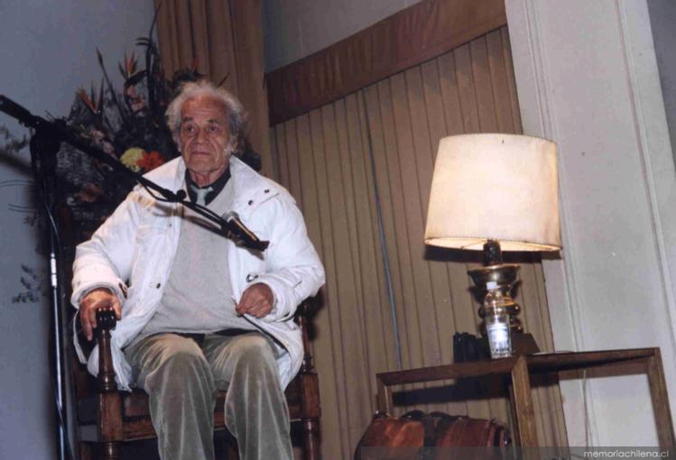 Nicanor Parra en la Biblioteca Nacional, 1998