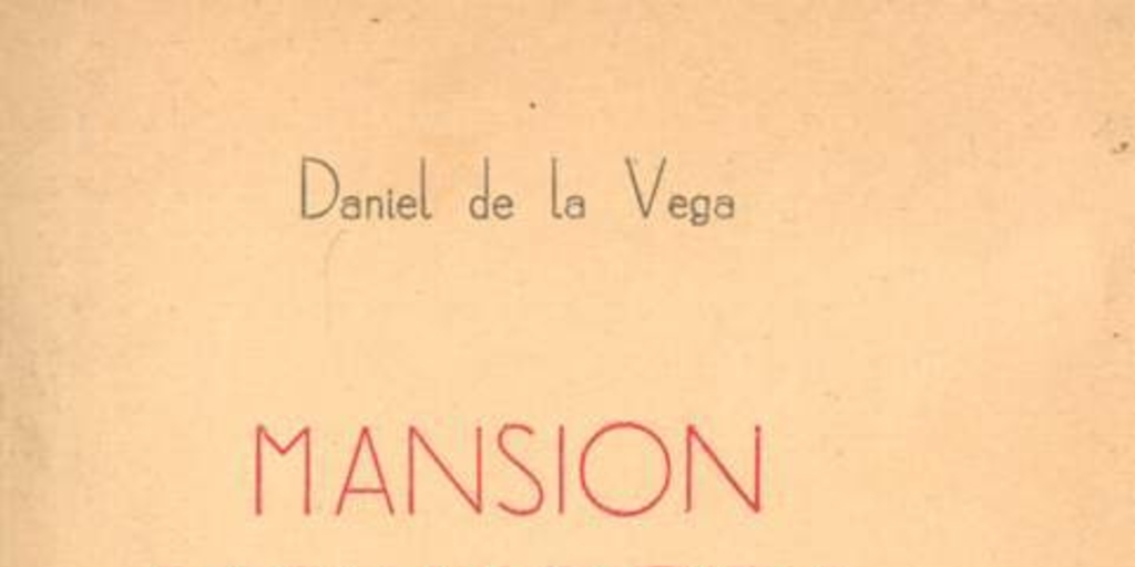 Mansión desvanecida : poemas