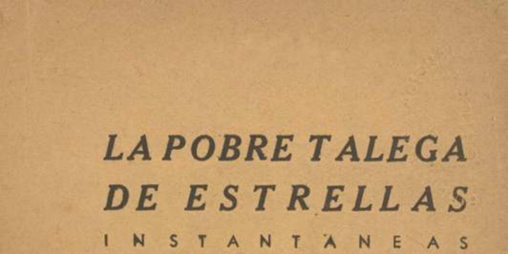 La pobre talega de estrellas