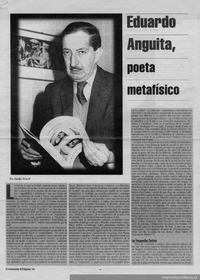 Eduardo Anguita, poeta metafísico