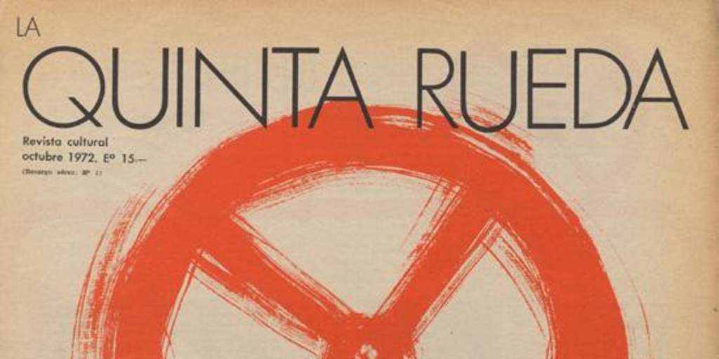 La Quinta rueda : n° 1, octubre de 1972