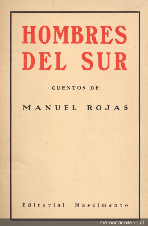 Portada de Hombres del sur: cuentos, 1926 - Memoria Chilena, Biblioteca  Nacional de Chile