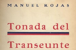 Tonada del transeúnte : poemas