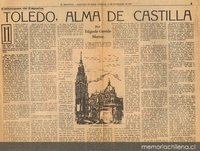 Estampas de España : Toledo, alma de Castilla
