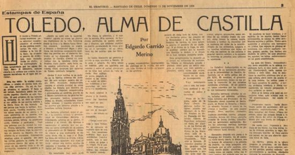 Estampas de España : Toledo, alma de Castilla