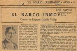 Los libros : El barco inmóvil, cuentos de Edgardo Garrido Merino