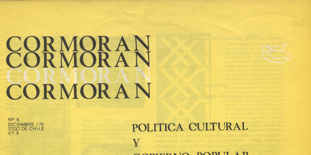 Cormorán : número 8, diciembre de 1970