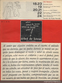 Árbol de letras nº 3, febrero 1968