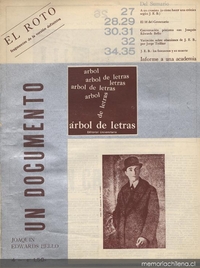 Árbol de letras nº 4, marzo 1968